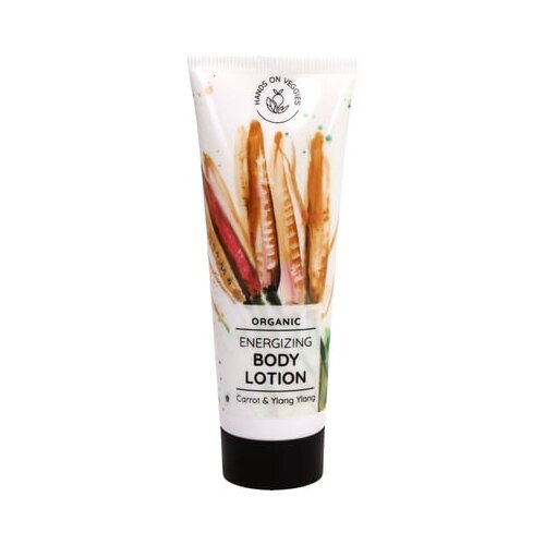 Hands on Veggies osnažujući organski losion za tijelo - mrkva i ylang ylang - 50 ml Slike