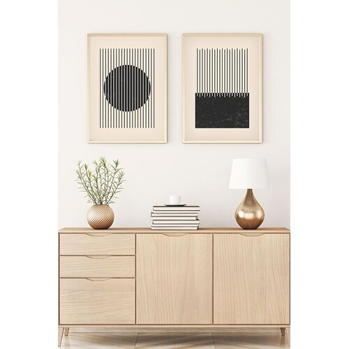 WALLXPERT Uokvirena slika Huhu82, 50x70 cm, 2 dijela Cijene