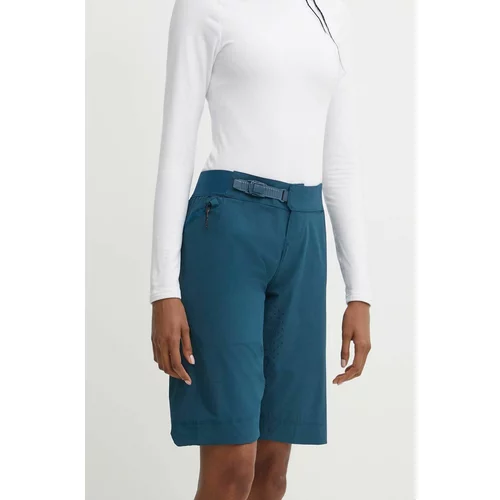Picture Kratke outdoor hlače Vellir boja: tirkizna, bez uzorka, srednje visoki struk, WSH082