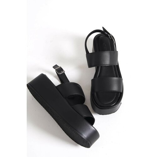 Capone Outfitters Sandals - Black - Wedge Cene
