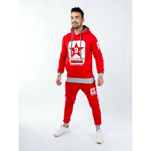 Glano Men's tracksuit - red