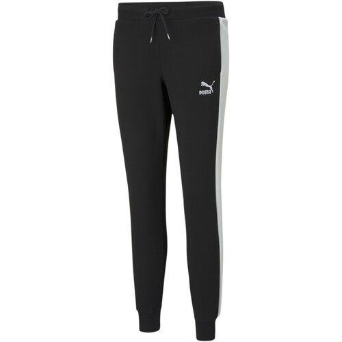 Puma Športne hlače črna / bela Cene