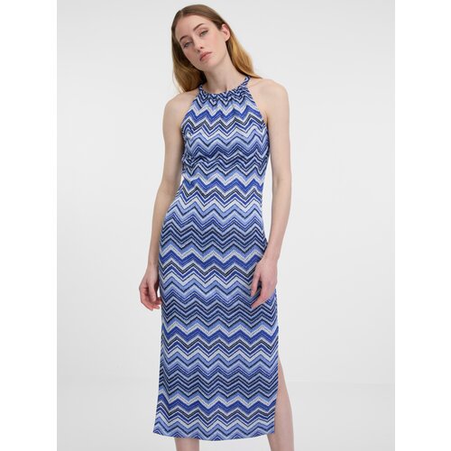 Orsay Blue women's patterned dress - Women's Cene