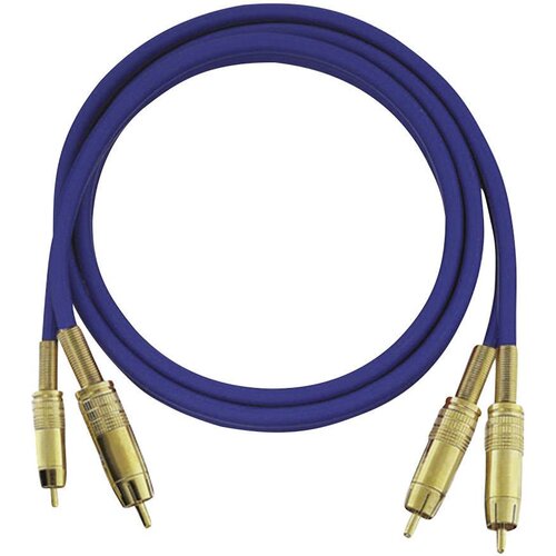 Oehlbach cinch avdio priključni kabel [2x moški cinch konektor - 2x moški cinch konektor] 0.50 m modra pozlačeni konektorji NF 1 Master, (20431579) Cene