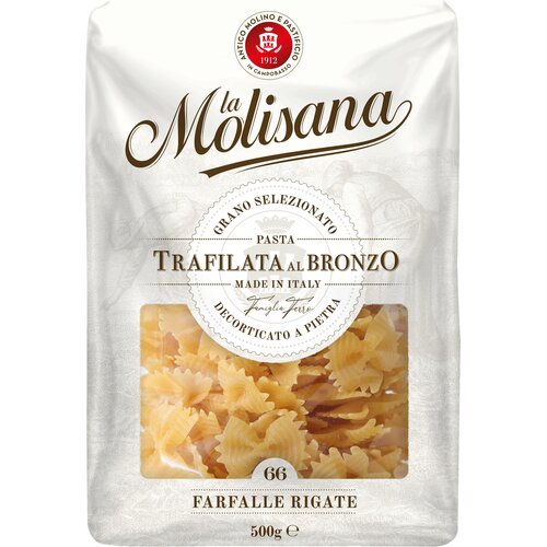 La Molisana Farfalle Rigate al Bronzo - 500 g Cene
