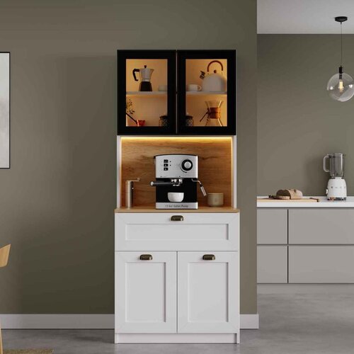 Hanah home ormar za kafe kutak Nero Solo 1600-225, 80 cm, beli Cene
