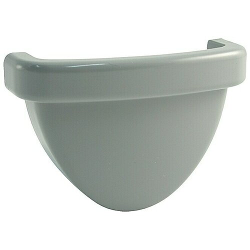 Marley Zavr&amp;scaron;ni element oluka (Nazivni promjer: 80 mm, Plastika, Sive boje) Slike