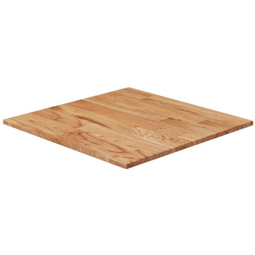 VidaXL Kvadratna mizna plo&amp;scaron;ča sv. rjava 50x50x1,5 cm trdna hrastovina Slike