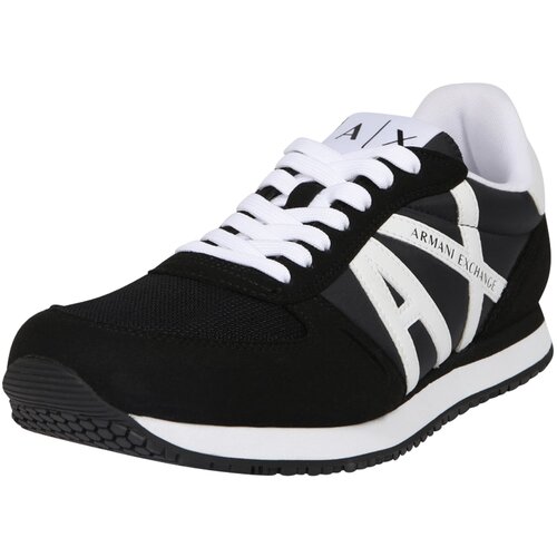Armani Exchange Nizke superge črna / bela Slike
