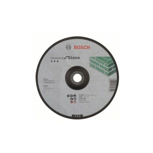 Bosch rezna ploča ispupčena 230 x 22,23 x 3,0 mm Standard for Stone 2608603176 Slike