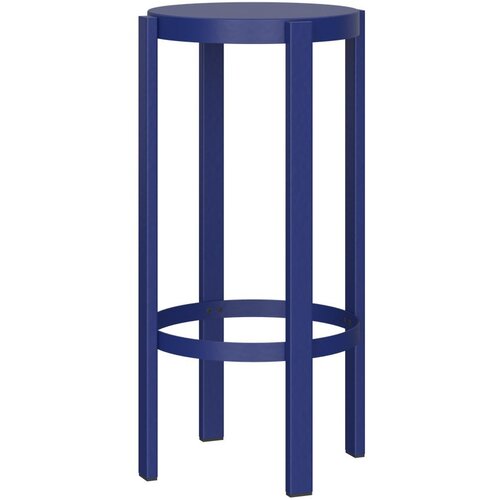 noo.ma Plava željezna barska stolica (visine sjedala 75 cm) Doon – Cene