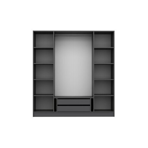 Woody Fashion Ormar Kale Plus 180x210x52cm Sivi Cene