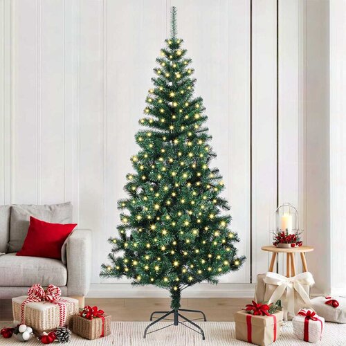 VidaXL Umjetnobožićnodrvce Zelena 210cm PVC Slike
