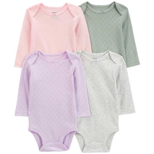 Carter&amp;#039;s bodi za bebe devojčice - set od 4 kom. CTS-1R582810 Slike