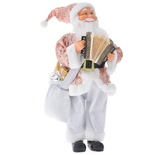 Other novogodišnja figura deda mraz roze muzički 45 cm Cene