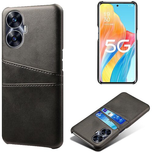 INORCO Za Realme C55 dvojne reže za kartice, zaščita pred padcem, ovitek za telefon iz PU usnja, prevlečen PC ovitek, (22034143) Cene