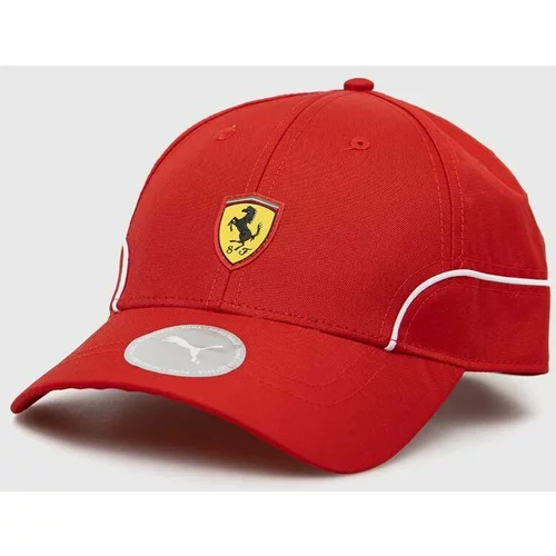Puma Kapa s šiltom Ferrari rdeča barva