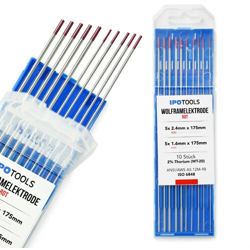IPOTOOLS wolfram elektrode - Crvena (5+5) Cijene