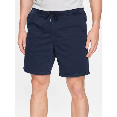 Penfield Kratke hlače iz tkanine PFD0368 Mornarsko modra Regular Fit