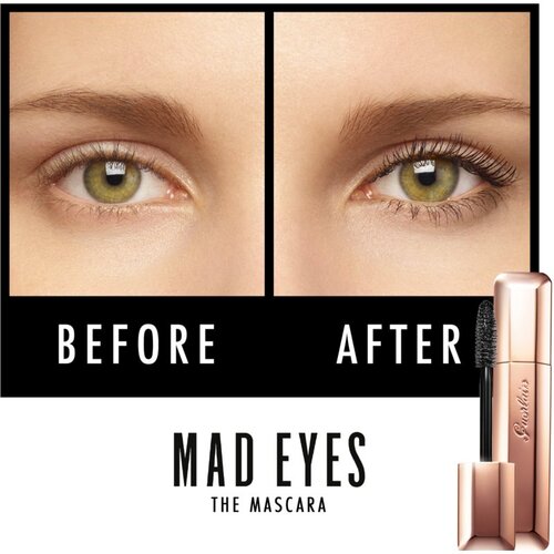 Guerlain Mad Eyes maskara za volumen trepalnic 8,5 ml odtenek 01 Mad Black Slike