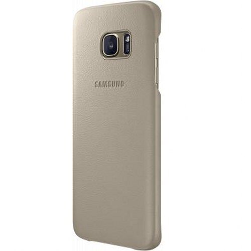 Samsung Trda usnjena torbica EF-VG935LU za Galaxy S7 Edge G935, Bež, (21167255) Slike