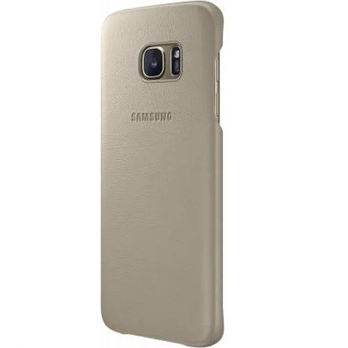 Samsung Trda usnjena torbica EF-VG935LU za Galaxy S7 Edge G935, Bež, (21167255)