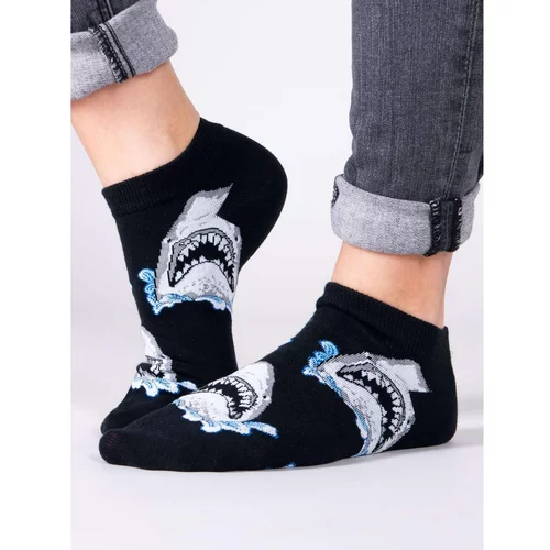 Yoclub Unisex's Ankle Funny Cotton Socks Patterns Colours SKS-0086U-B100