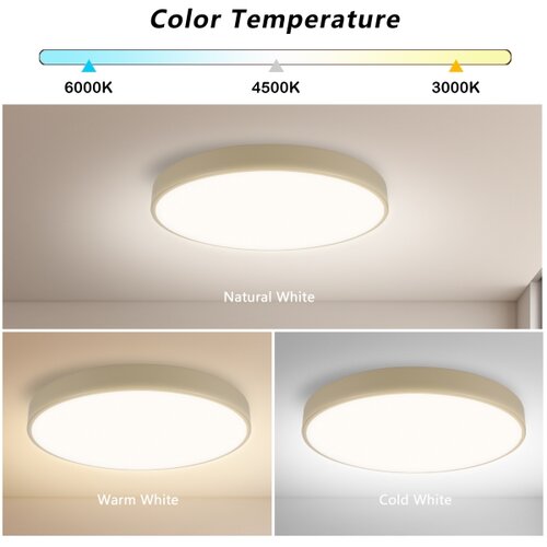  Brilagi - LED prigu&amp;scaron;iva svetiljka POOL LED/48W/230V 3000-6000K prečnika 40 cm bež + daljinski upravljač Slike
