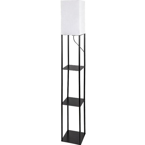  Brilagi - Stojeća lampa sa policama GRADUS 1xE27/40W/230V 150 cm crna/bela Slike