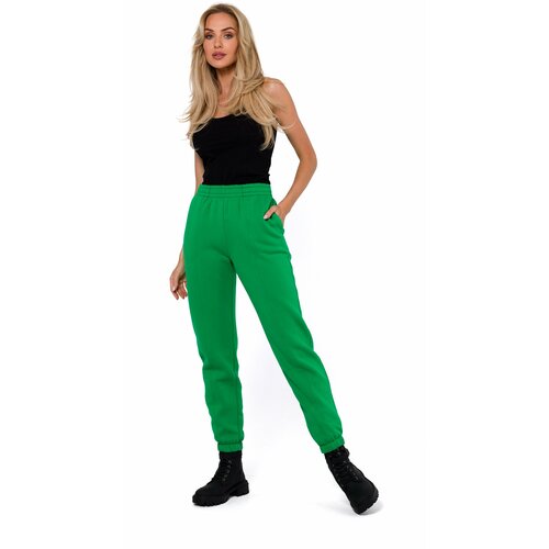 Made Of Emotion Woman's Trousers M760 Grass Cene