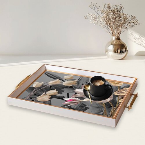 Aberto Design Poslužavnik TPB9873 50 x 29 x 3.5 cm, Šareni Cene