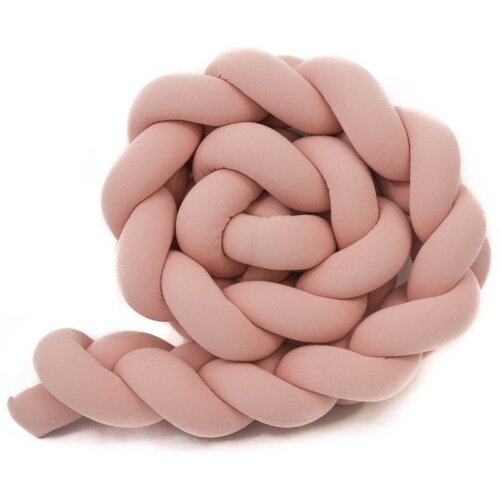 Puffi Enojna obroba za otro&amp;scaron;ko posteljo PUDER ROZA 70 cm Slike