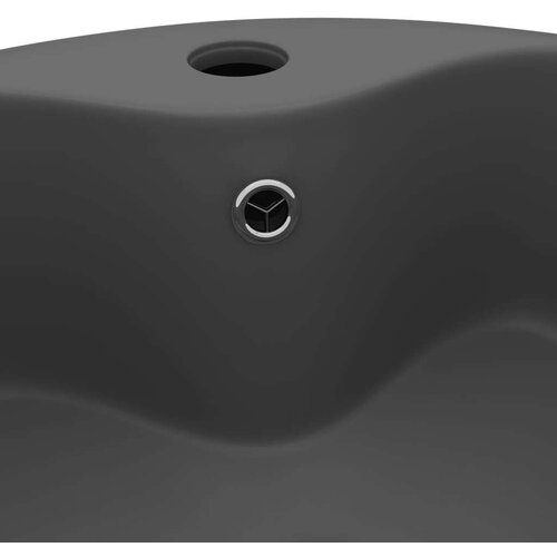 VidaXL Luksuzni umivaonik mat tamnosivi 36 x 13 cm keramički Slike