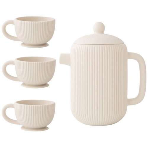 Mushie&amp;reg; silikonski čajni set shifting sand Slike