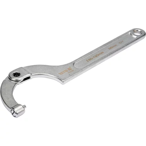 Yato Round Hook Key, zgibna 80-120 mm, (21121242)