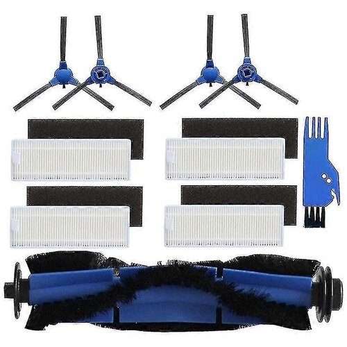 INORCO Kompleti, združljivi s stranskim krtačnim valjčnim filtrom Cecotec Conga 1090 sesalnika, (21851432) Slike