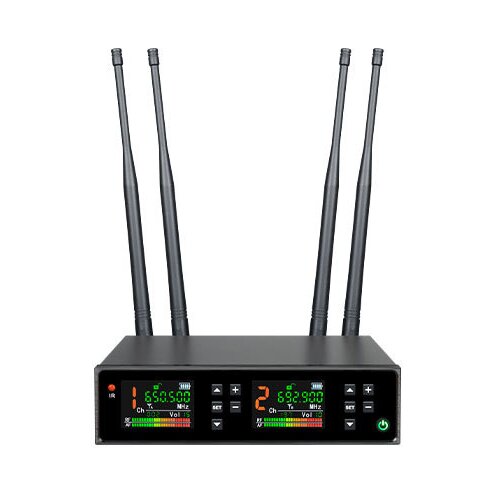 INF J166 Profesionalni dvojni brezžični mikrofonski sistem UHF, (22105290) Cene