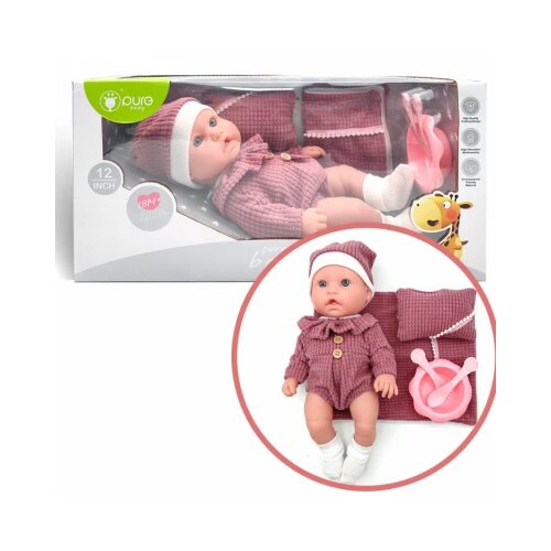  Lutka beba 30 cm sa posudom za hranu Cene