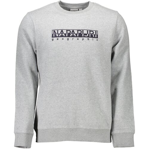 Napapijri SWEATSHIRT WITHOUT ZIP MAN GRAY Slike