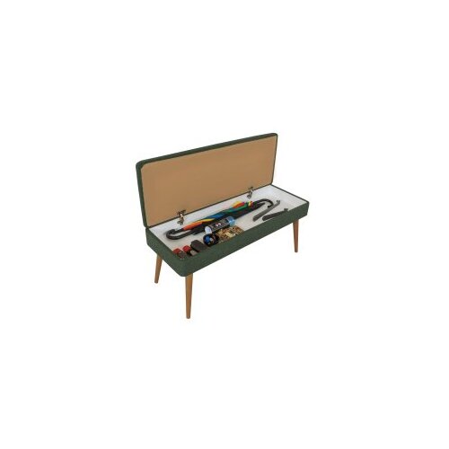 Woody Fashion vegas white - 942 - 1070 whitegreen hallway furniture set Slike