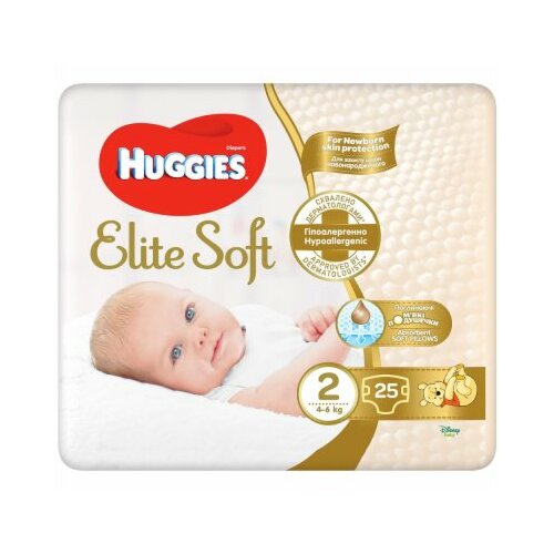 Huggies pelene za decu elite soft 2 4-6KG 25/1 Slike