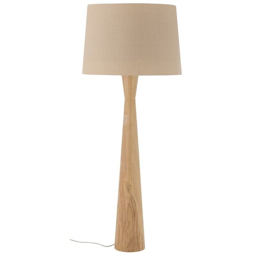 Bloomingville Bež stoječa svetilka s tekstilnim senčilom (višina 130 cm) Leonor – Cene