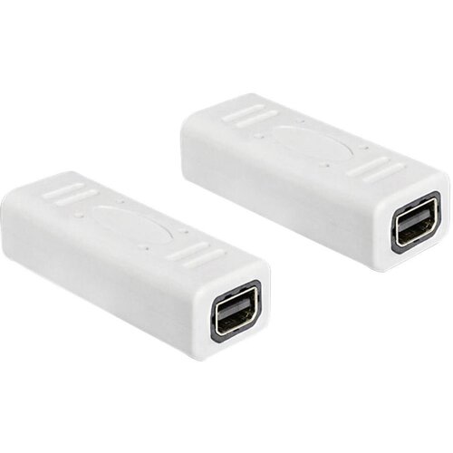 Delock 65450 DisplayPort adapter [1x ženski konektor mini Displayport - 1x ženski konektor mini Displayport] bela, (20410553) Cene