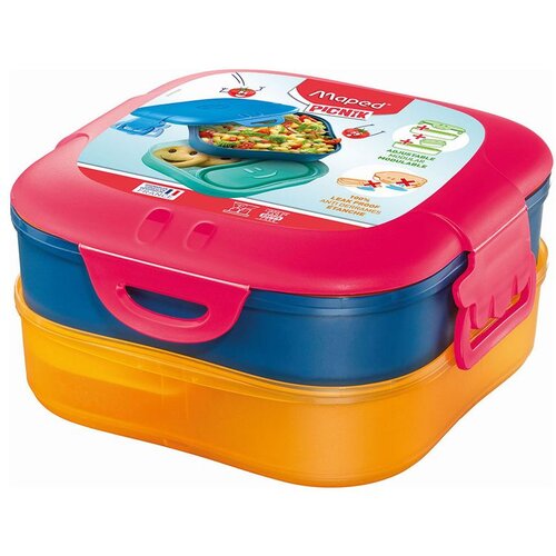 Maped Kutija za užinu Kids 3u1, roza Cijene