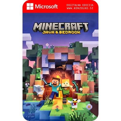 Minecraft Java &amp;amp; Bedrock Edition - Microsoft Store koda brez &amp;scaron;katlice (WINDOWS PC) Slike