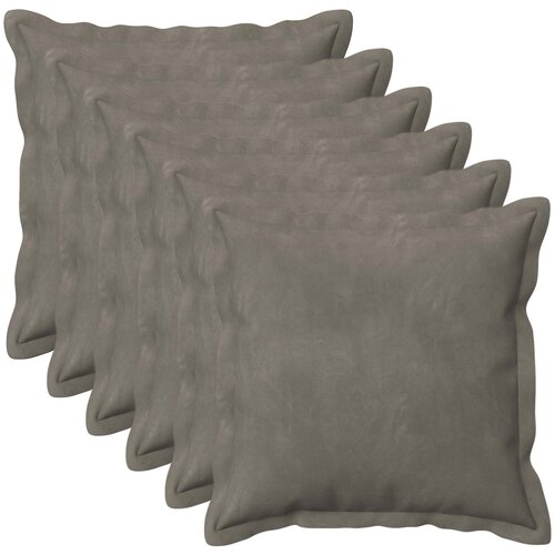  Presvlaka za jastuk 6 pcs HOUTEN Svjetlosiva 40 x 40 cm Bar&amp;scaron;un Slike