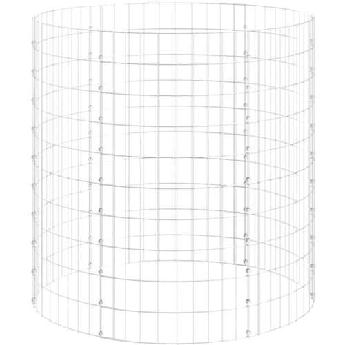  Kružni gabionski stup od pocinčanog čelika &amp;Oslash; 100 x 100 cm Slike