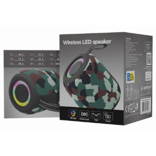  SPK-BT-LED-05-CM Bluetooth zvučnik kamuflažna boja Cene