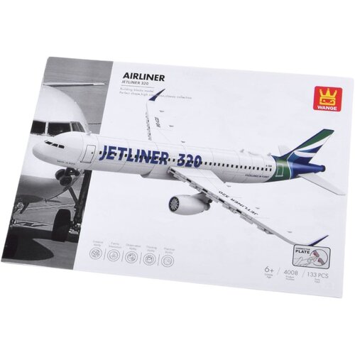  Konstrukcijski blokovi Jetliner 320 putnički model aviona 133 dijela ZA5678 Slike