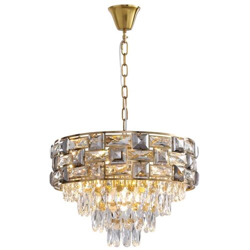  Luster na lancu LUXURIA 9xE14/40W/230V zlatni Cene